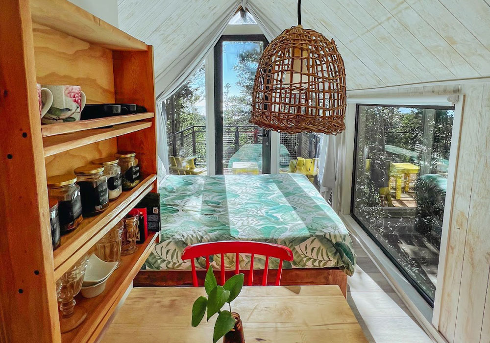 Hermoso interior de uno de nuestros refugios