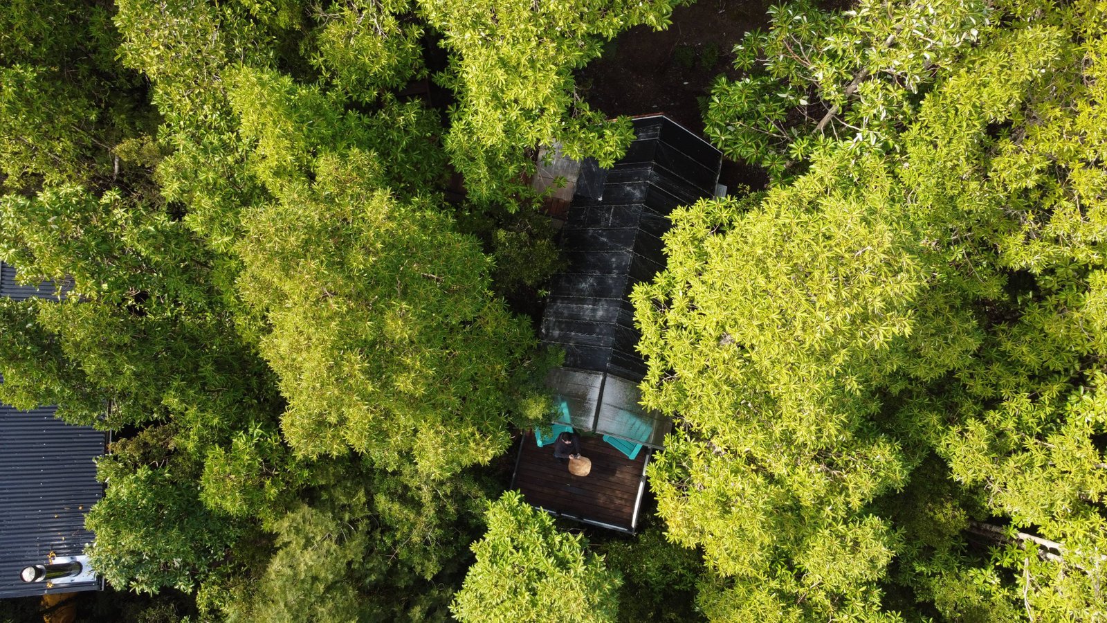 Vista area de refugio kula